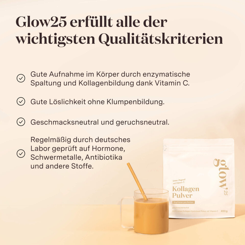 Glow25 Kollagen – Unser Original mit Vitamin C