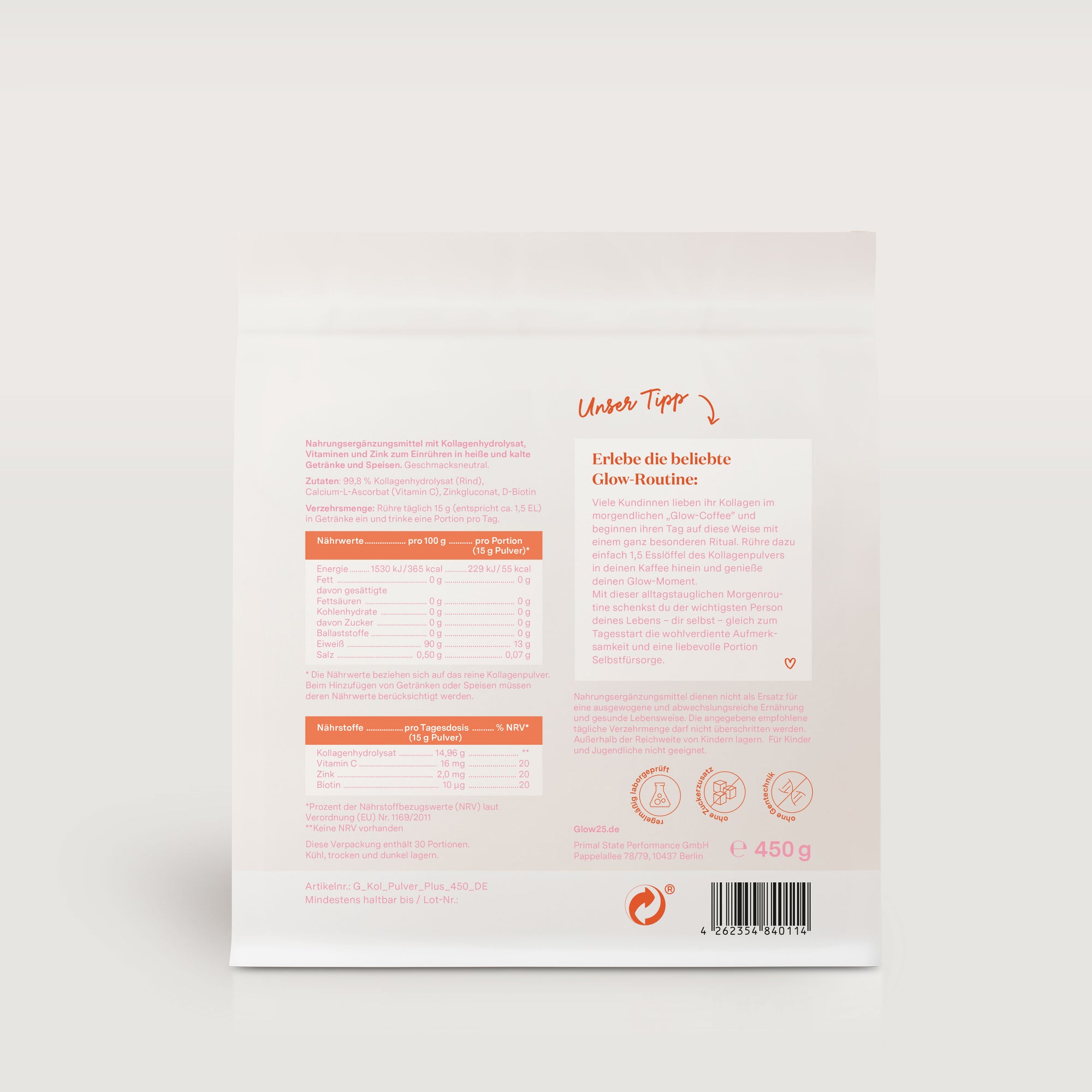Bestseller: Glow25 Kollagen Plus